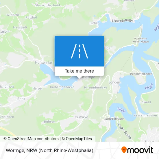 Карта Wörmge