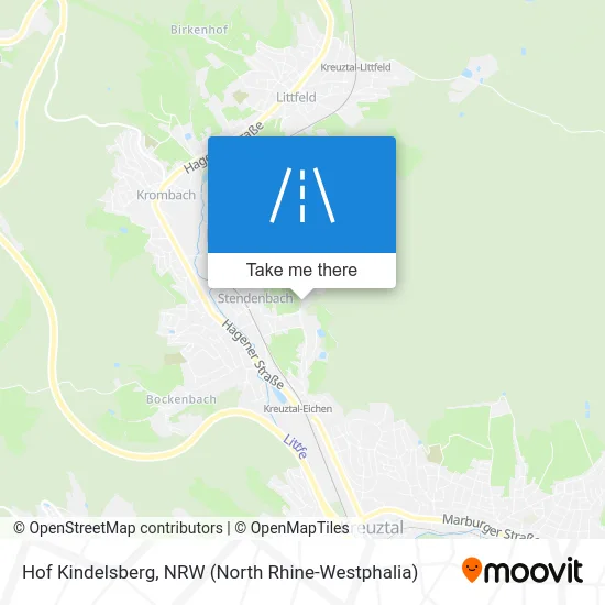 Карта Hof Kindelsberg