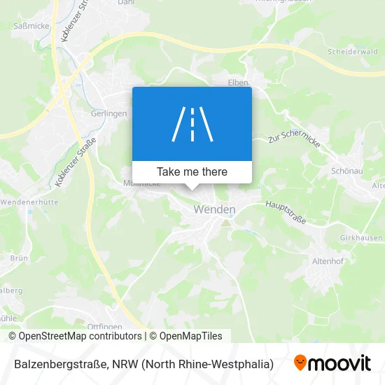 Balzenbergstraße map