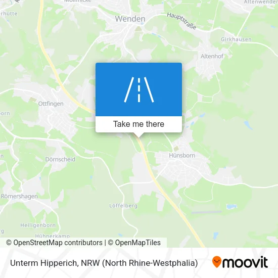 Карта Unterm Hipperich