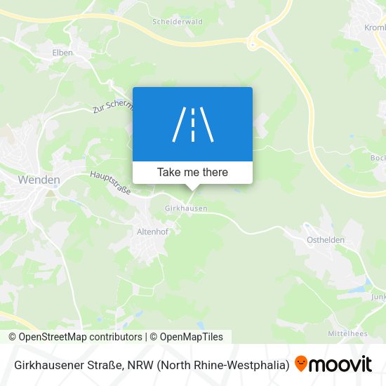 Girkhausener Straße map