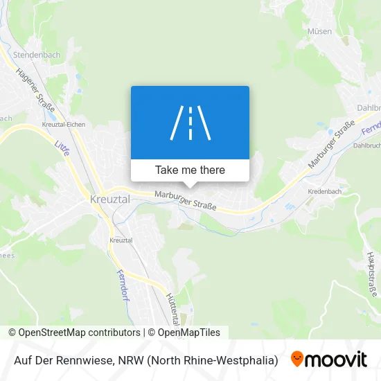 Карта Auf Der Rennwiese