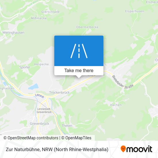 Zur Naturbühne map