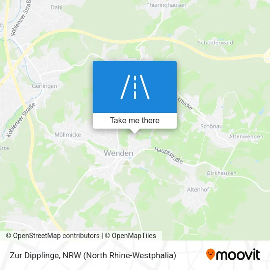Карта Zur Dipplinge