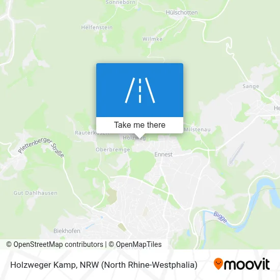 Holzweger Kamp map