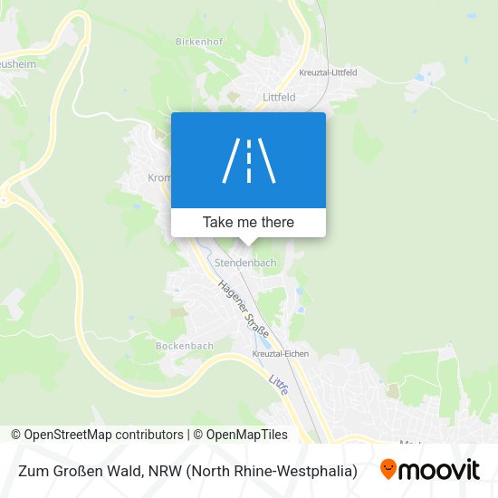 Карта Zum Großen Wald