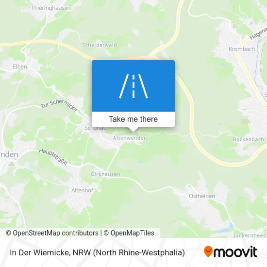 Карта In Der Wiemicke