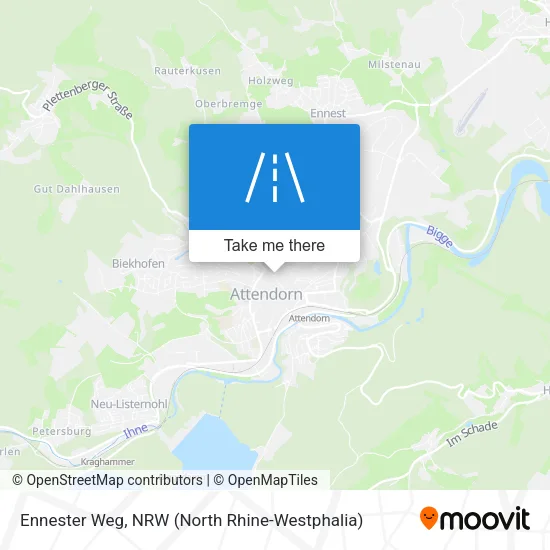 Карта Ennester Weg