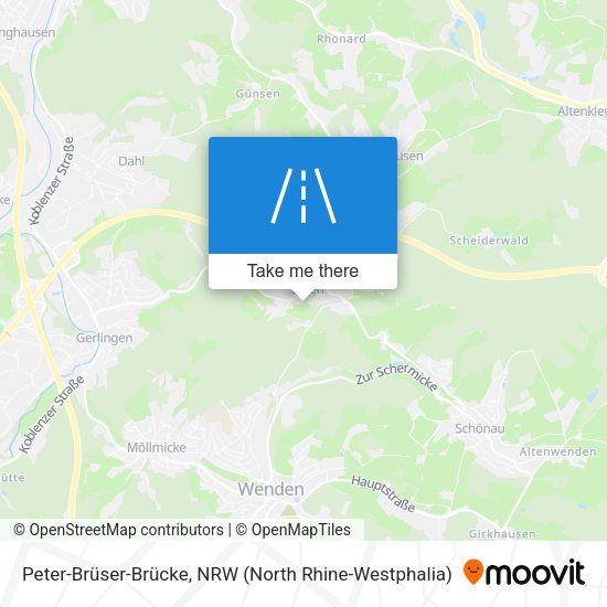 Peter-Brüser-Brücke map