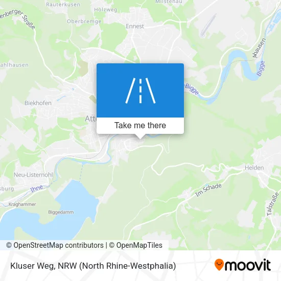 Карта Kluser Weg
