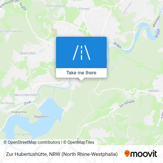 Zur Hubertushütte map