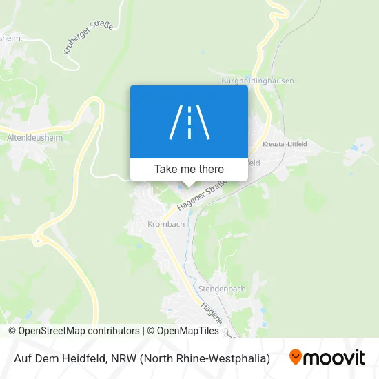 Карта Auf Dem Heidfeld