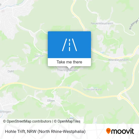 Карта Hohle Trift