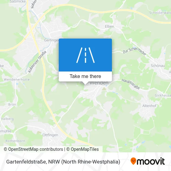 Gartenfeldstraße map