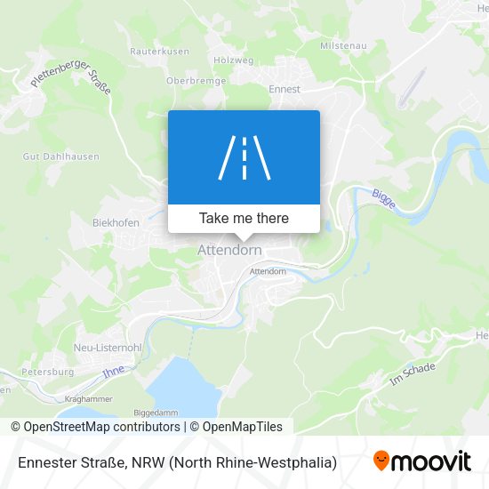 Ennester Straße map