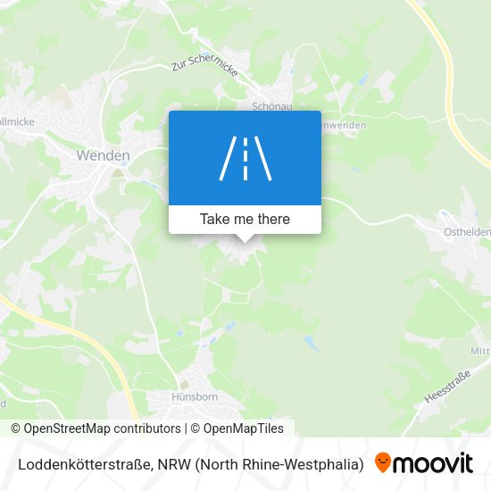 Loddenkötterstraße map