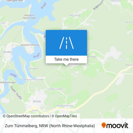Zum Tümmelberg map