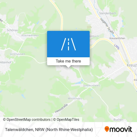 Карта Talenwäldchen