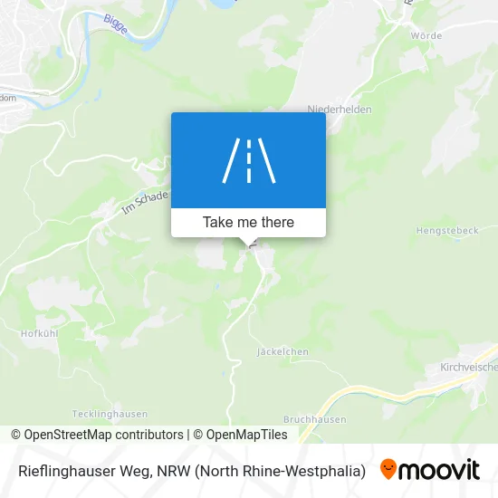 Карта Rieflinghauser Weg