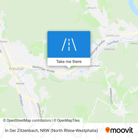 In Der Zitzenbach map