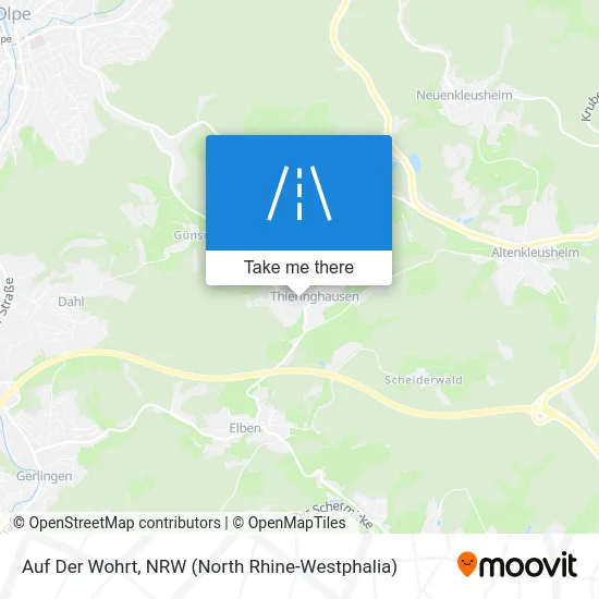 Auf Der Wohrt map