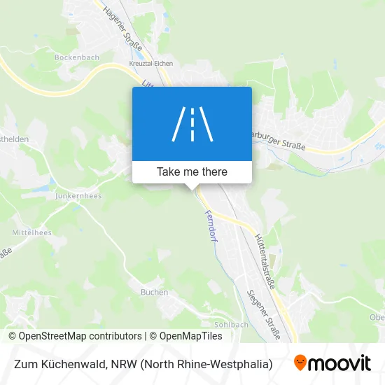 Карта Zum Küchenwald