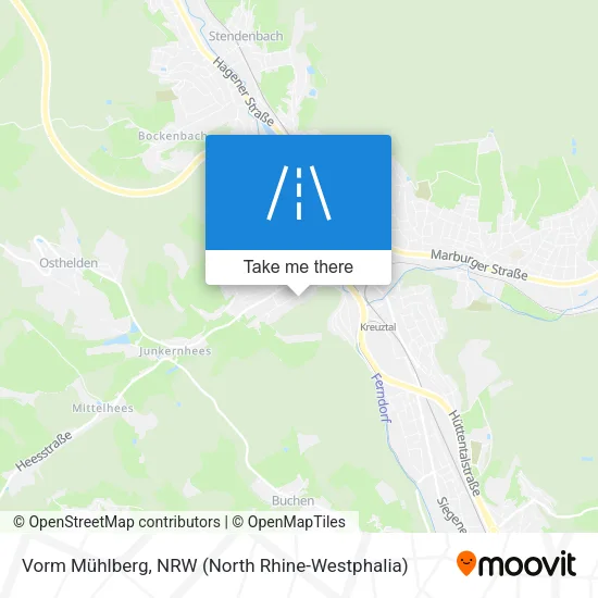 Карта Vorm Mühlberg