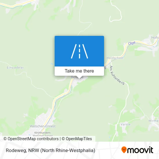 Карта Rodeweg