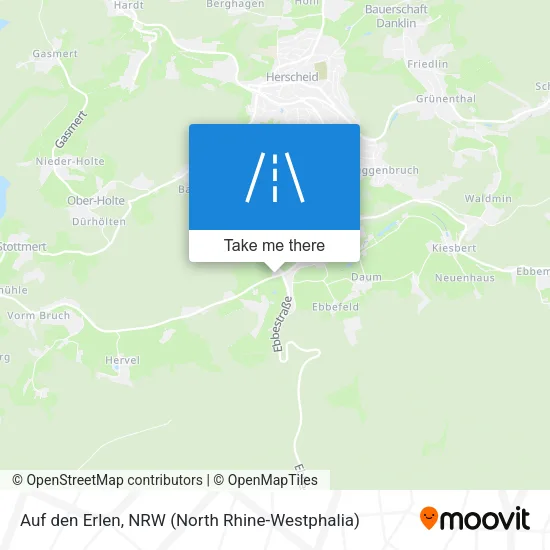 Карта Auf den Erlen