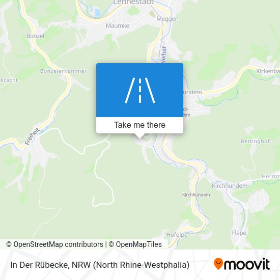 In Der Rübecke map
