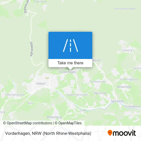 Карта Vorderhagen