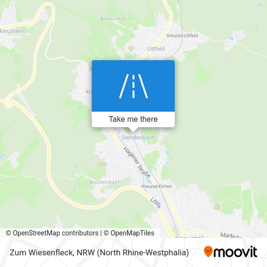 Zum Wiesenfleck map