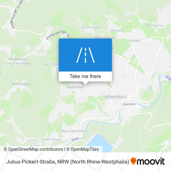 Julius-Pickert-Straße map