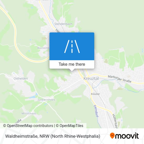 Waldheimstraße map