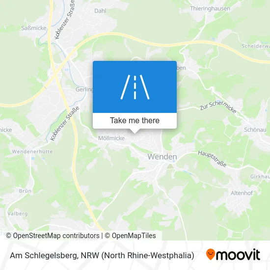 Карта Am Schlegelsberg