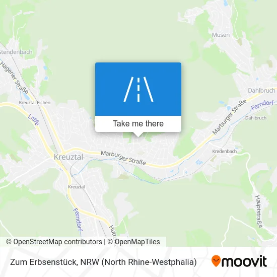 Карта Zum Erbsenstück