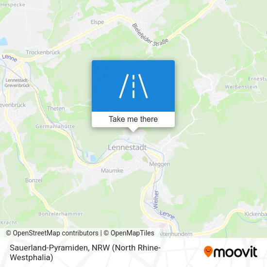 Карта Sauerland-Pyramiden