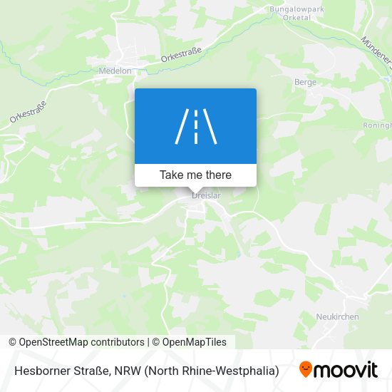 Hesborner Straße map