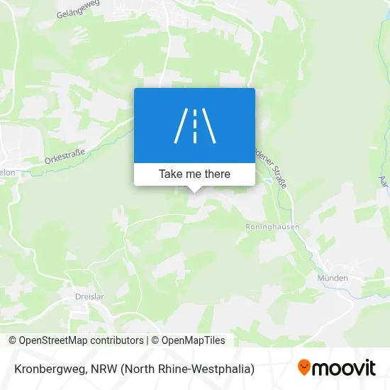 Kronbergweg map