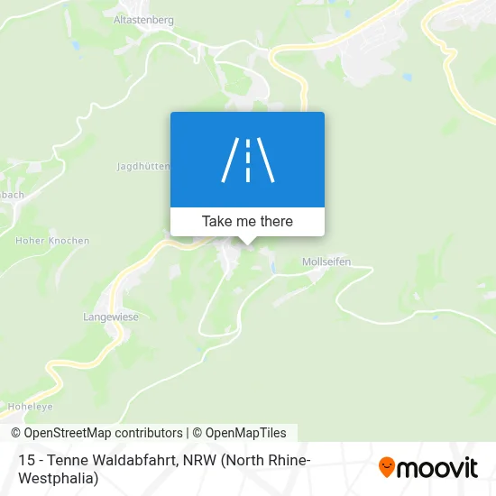15 - Tenne Waldabfahrt map
