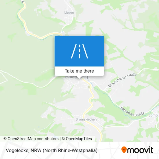 Карта Vogelecke