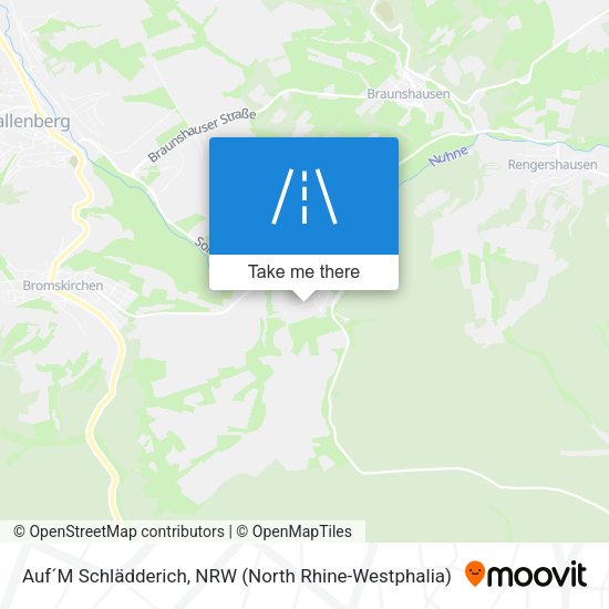 Auf´M Schlädderich map