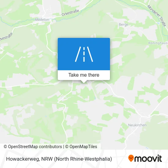 Карта Howackerweg