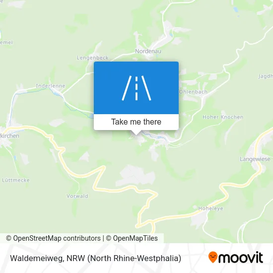 Карта Waldemeiweg