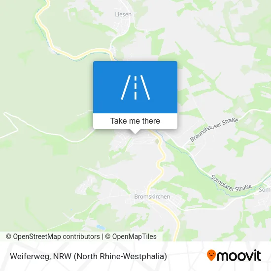 Карта Weiferweg