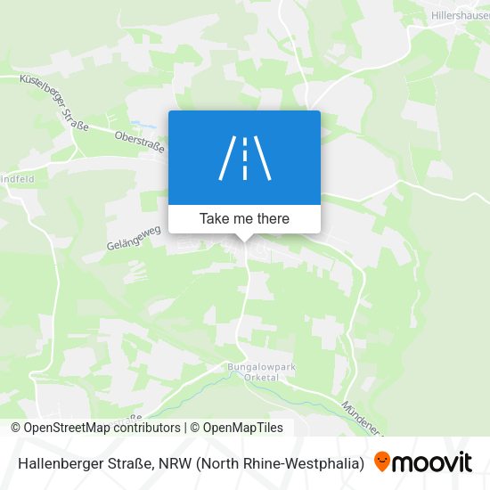 Hallenberger Straße map