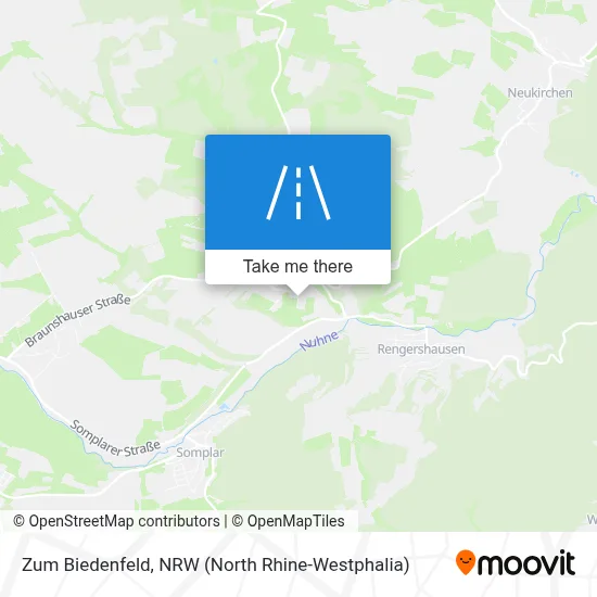 Zum Biedenfeld map