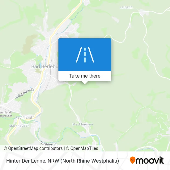Карта Hinter Der Lenne