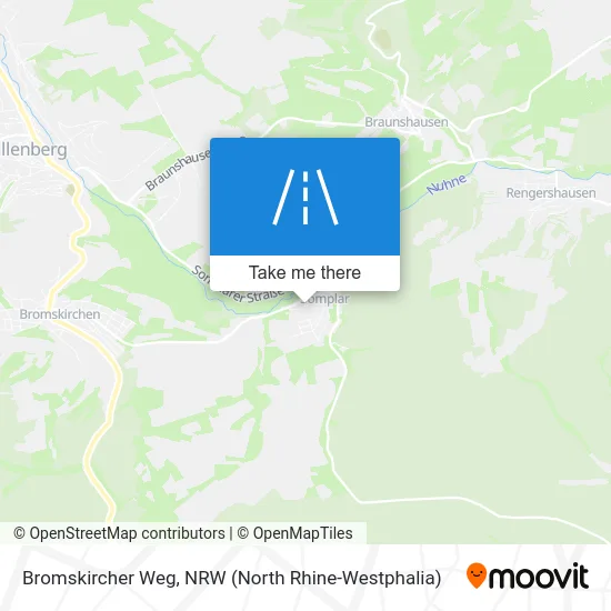 Bromskircher Weg map