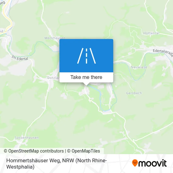 Карта Hommertshäuser Weg